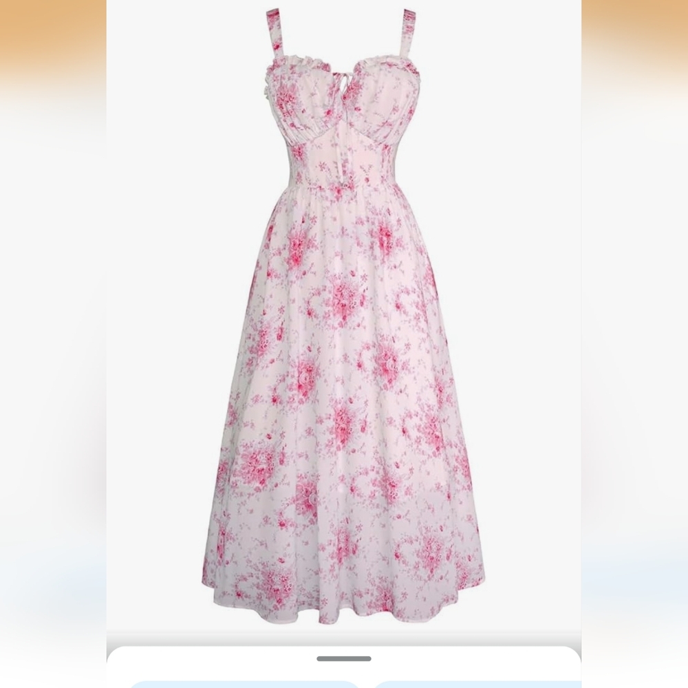 Scarlet DARKNESS Floral Dress NEW